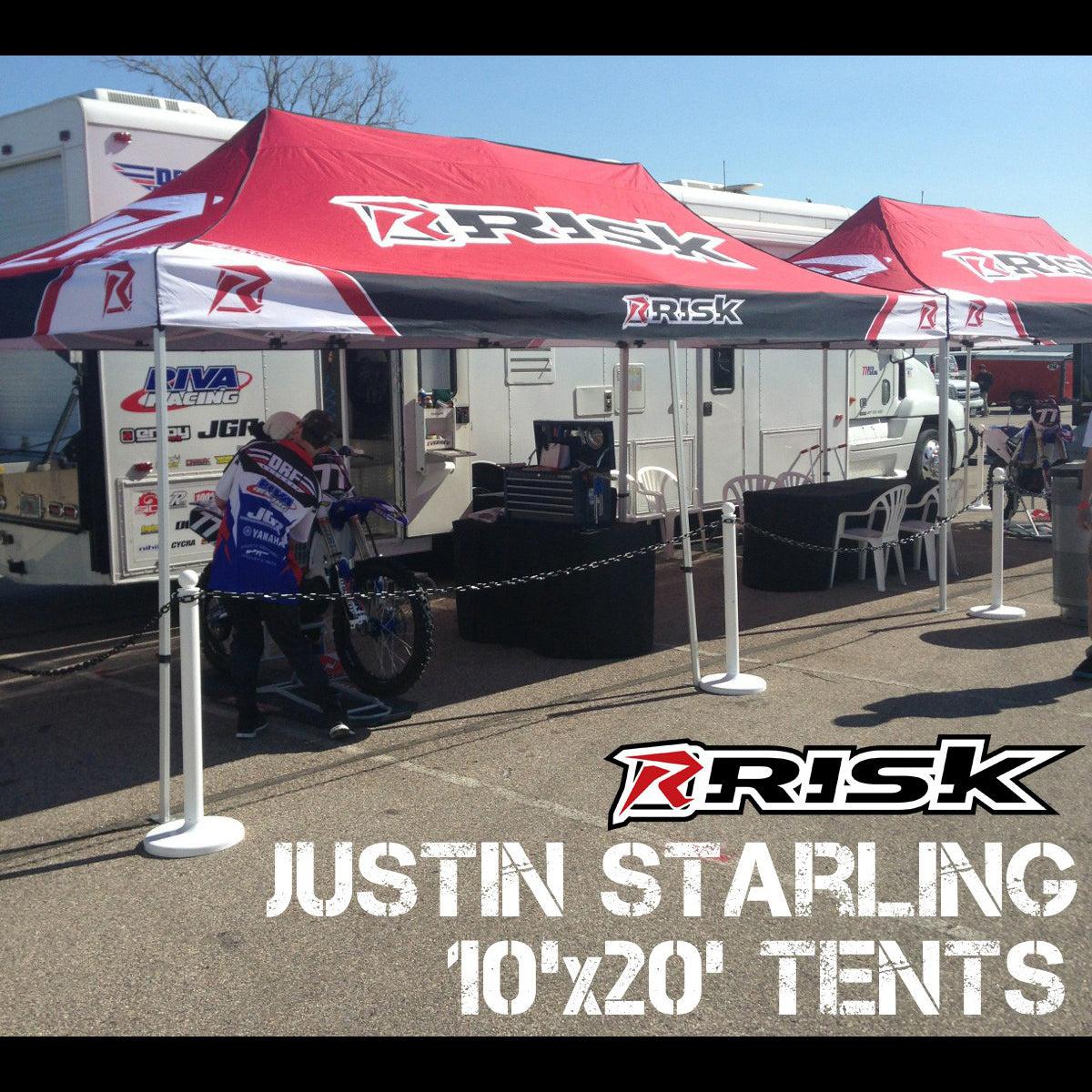 10x10 Race Canopy - Premium Pop-Up Pit Tent