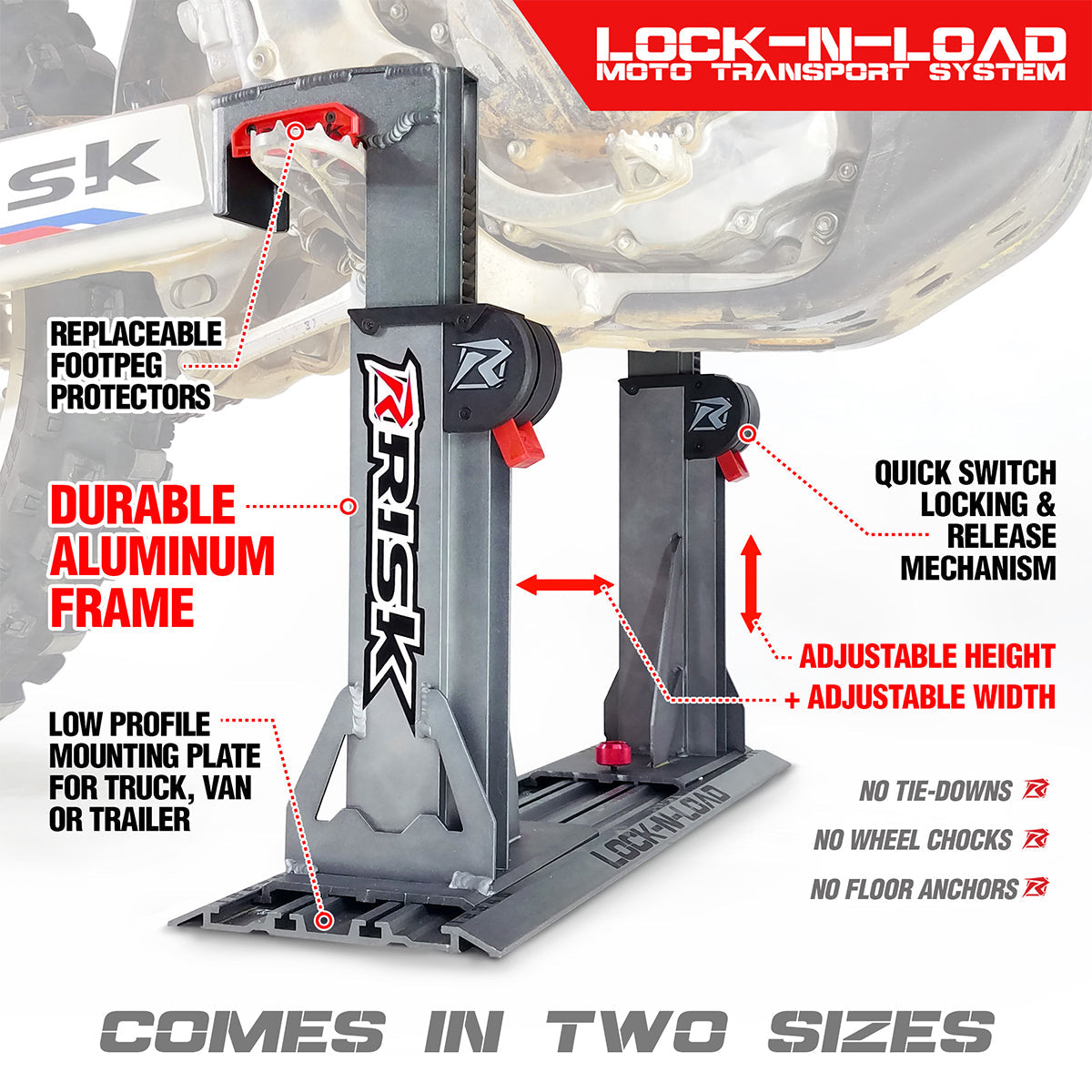 Lock-N-Load Pro - Strapless Moto Transport System