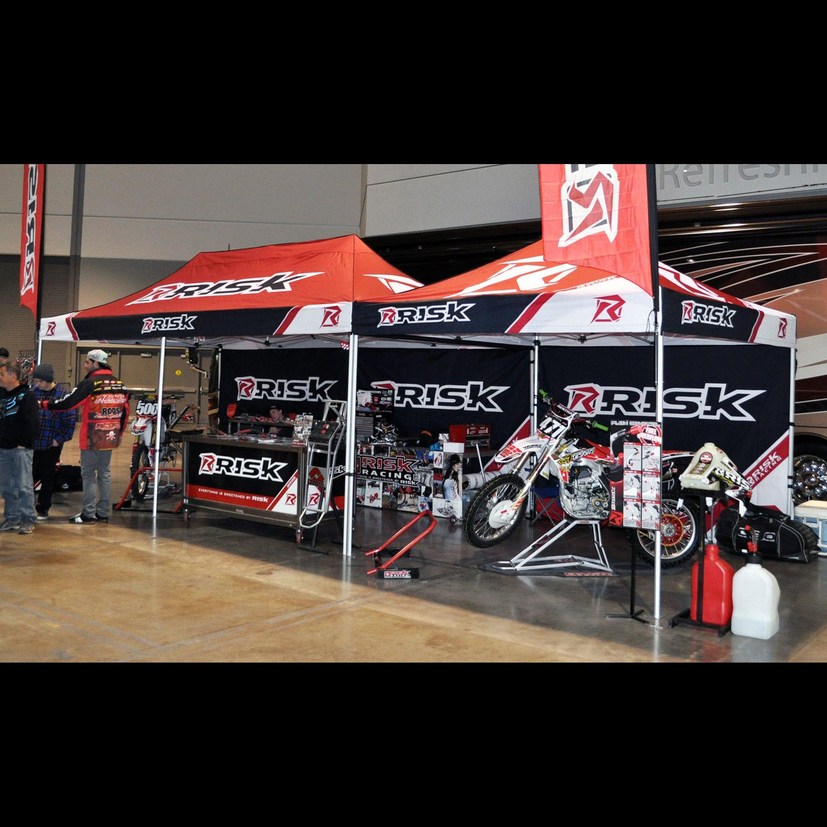 10x10 Race Canopy - Premium Pop-Up Pit Tent