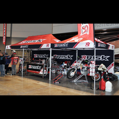 10x10 Race Canopy - Premium Pop-Up Pit Tent