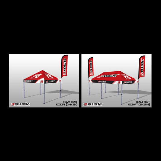 10x10 Race Canopy - Premium Pop-Up Pit Tent