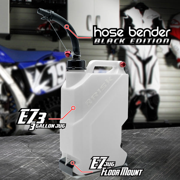 EZ3 - 3 Gallon Utility Jug Pour Spout & Floor Mount Combo